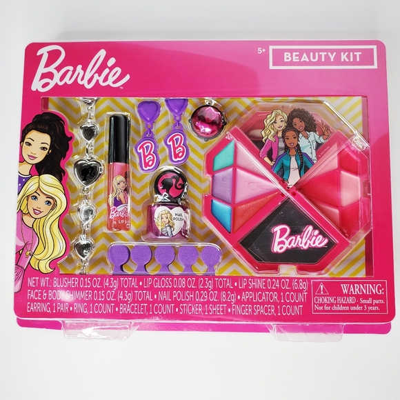 🏷NWT Barbie Mattel Beaty Kit + Light Up Mirror Kit Girl Toy Presents Bundle (2) - Picture 7 of 11